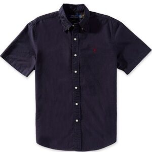 NWT Polo Ralph Lauren Navy Short Sleeve Button Down Shirt Men’s 3XLT Big & Tall